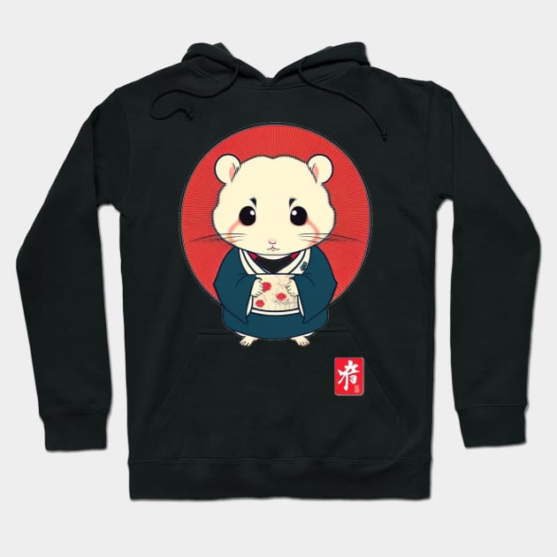 Asian Hamster Hoodie by Jason's Finery